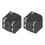 16Pièces Buzzer Plastique Noir Compact Pour Blagues Et 3