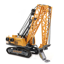 Kids Alloy Folding Crawler Crane Truck Toy, 24x7.5x32cm