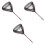 3Pcs Multi-Color Foldable Fishing Net with Extendable Aluminum Handle 3