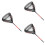 3Pcs Multi-Color Foldable Fishing Net with Extendable Aluminum Handle 6