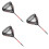 3Pcs Multi-Color Foldable Fishing Net with Extendable Aluminum Handle 7