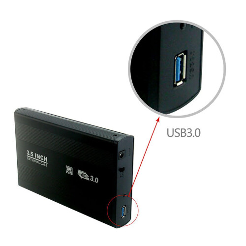Dock USB 3.0 para HDD externo de 3,5 polegadas 2