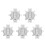 5Pcs Plug Gap Calibration Tool for Motorcycles Multiuse 8