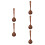 5Pcs Large Wood Soup Ladle Long Handle with Hook Non-Stick Kitchen 8