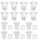 200Pièces Panier De Plantation Hydroponique Usage 3
