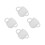 4Pièces Silicone Transparentes Design Mignon 6