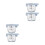 4Pièces Bocaux Empilables Bébé En Pour Collations Repas 7