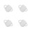 4Pièces Silicone Transparentes Design Mignon 10