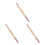 3Pcs PP Material Cuticle Pusher Nail Buffer Pen Dual-End for Nail Care 6