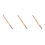 3Pcs PP Material Cuticle Pusher Nail Buffer Pen Dual-End for Nail Care 7