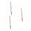 3Pcs PP Material Cuticle Pusher Nail Buffer Pen Dual-End for Nail Care 10