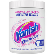 Vanish Oxi Action Whitener & Stain Remover Powder – 1 kg – Chlorine Bleach-Free, For Whiter Whites – Safe on Everyday Fabrics