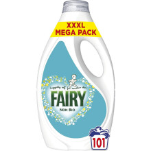 Fairy Non-Bio Liquid Laundry Detergent – 3.131 L – 101 Washes – Gentle on Sensitive Skin, Voted Number 1