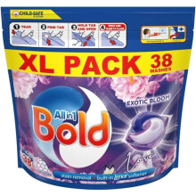 Bold Pods Washing Liquid Capsules Exotic Bloom 38 Washes – Powerful Clean & Long-Lasting Freshness