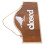 2Pièces Porte Ouvrir Fermer Bois Motif Marron 3