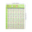 2Pcs Green PVC Ukulele Chord Chart Poster Durable Music Learning Decor 10
