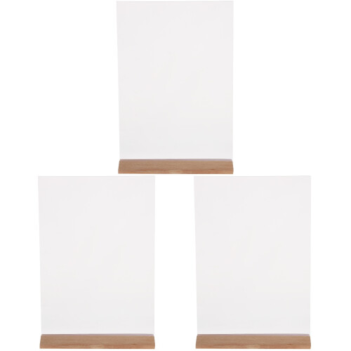 Premium Acrylic Menu Holders with Smooth Surface and Stable Base 1