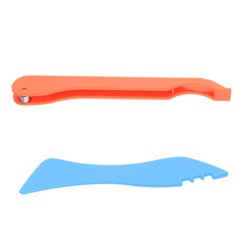 2Sets Hand Foiler Tool Plastic for Home Use with Anti-Curl Foil Guide 2
