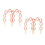 4Pièces Sac Rose Vintage Pour Usage Décoratif 4