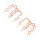 4Pièces Sac Rose Vintage Pour Usage Décoratif 5