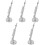 5Sets Realistisch Koperen Mini Muziekinstrument Model 3