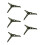 5Pcs Quick Assembly Olive Green Artificial Tree Base Stand for Xmas 8