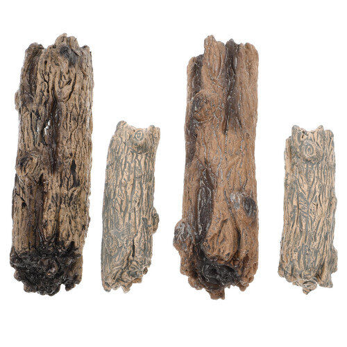 12Pièces Mini Stump Arbre Résine Café Décor Micro Paysage 1