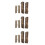 12Pièces Mini Stump Arbre Résine Café Décor Micro Paysage 4