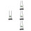 4Pièces Ornements Suspendus Cactus Résine 9