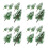 20Pièces Figurines D'arbres Miniatures Vertes ABS Pour Décor Train DIY 3