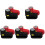 10Pcs Assorted Color Metal Disc Brake Locks Motorcycle Security 4