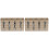 2Pcs Wooden Kitchen Utensil Organizer Assorted Color Fork Spoon Holder 2