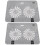2Pcs Notebook Stand Dissipation Cooling Holder for Laptops 5