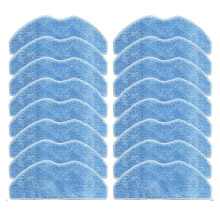 16PCS for Vitek VT 1807 / 1806 Mop Cloths Rag Robot Vacuum Cleaner Accessories Spare Part