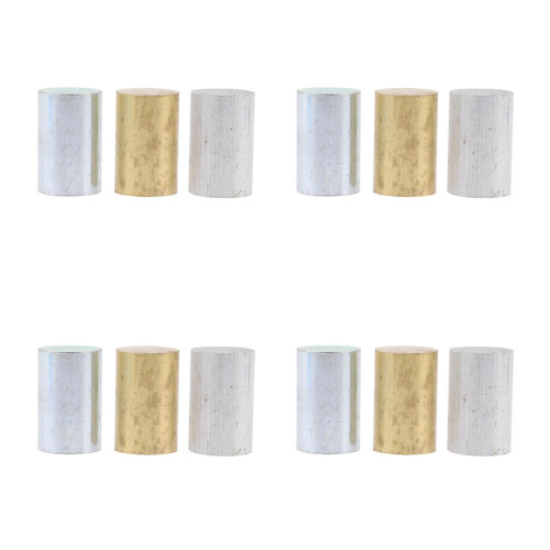 4Sets Density Experiment Cylinders Copper Aluminum Iron Assorted Color 1