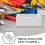 White Plastic Exposed Junction Box 12.6 x 8.36 x 4.5 cm 3