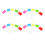 40Pcs Assorted Markers PVC Flags with Steel Wire for Yard 2