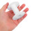 WHAMVOX 5 Pcs Empty White Plastic Spools for Ribbon Thread String Bobbin Wire Weaving Embroidery and Sewing Machine Craft 3
