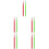 10St Eetbare Baking Pens Multi Kleurig Voor Cake Decoratie En 6