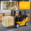 Children's Alloy Toy Pull Back Engineering Truck Construction Engineering Forklift 7