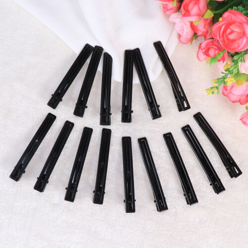 Σετ 15 μαύρων ορθογώνιων κλιπ μαλλιών Bobby Pins 2