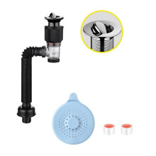 Kitchen Sink Drain Kit, 1-1/2” P-Trap Repair Kit for Kitchen & Bathroom Sinks – Compatible with Standard Sink Plumbing