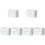 6Pcs Baby Formula Dispenser Green Leakproof Portable Storage Container 6
