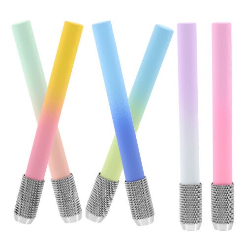 12Pcs Colored Pencil Extenders Plastic Holders for Artists Drawing Use 2