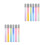 12Pcs Colored Pencil Extenders Plastic Holders for Artists Drawing Use 7