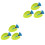 6Pcs Faucet Handle Extenders Sky-Blue Splash Control for Baby Use 3