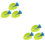 6Pcs Faucet Handle Extenders Sky-Blue Splash Control for Baby Use 6