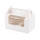 2 Pack Window Cupcake & Takeout Container With Easy Carry Handle Secure Frosting For 2 Cupcakes Or 1