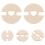 Trehatt-pomponknapper beige 50 stk 1