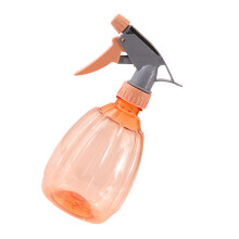 Bottiglia spray acqua in plastica da 500 ml con punta regolabile per watering delle piante arancione